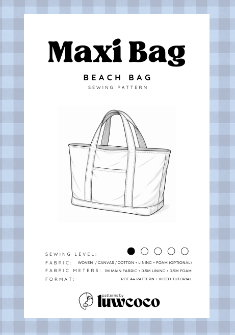 MAXI BAG – Multi-purpose bag pattern